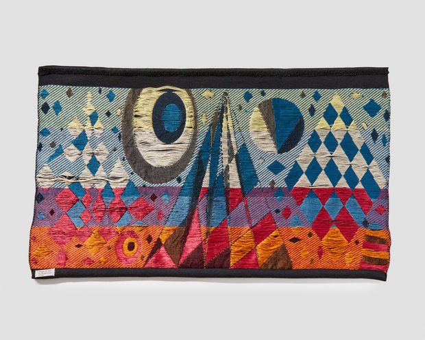 2023: Starry Night, Handwoven skip-plain weave jacquard