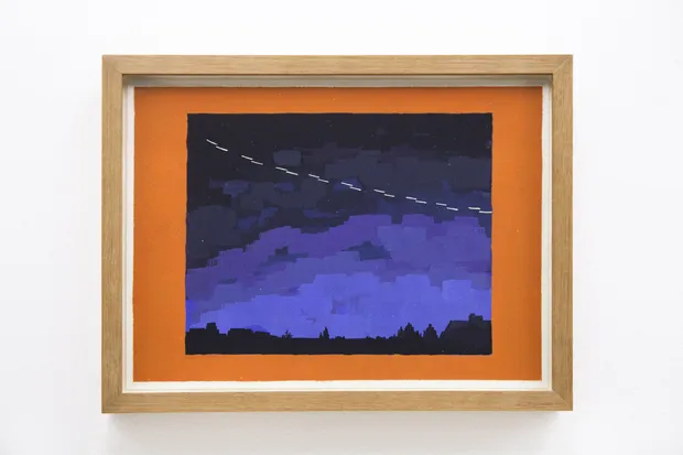 Starlink Quando eu mostro essa pintura que parece uma tela de atari ninguém acredita, mas eu juro que vi numa...