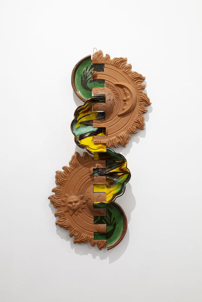 Javier Carro Temboury Intercontainers (Inciso en el curso natural de las cosas), 2025 Used ceramic, industrial cut 100 x 50...