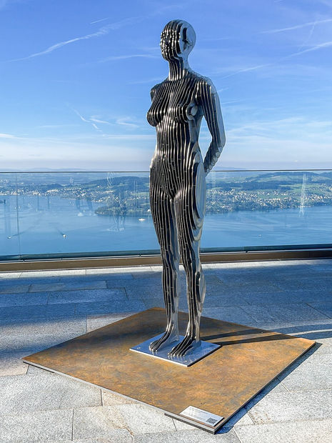 SENTINEL OF LIGHT, Stainless steel, 225 x 52 x 49 cm