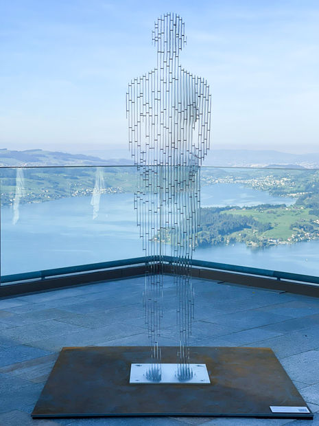 SENTINEL OF LIGHT, Stainless steel, 225 x 52 x 49 cm