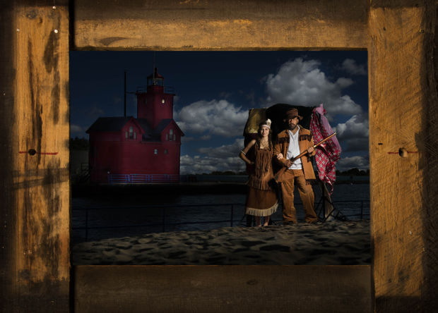 ' ' Il y eu malgré tout quelques destins extraordinnaires. Kitihawa, une jeune indienne Potawatomi et Jean-Bap- tiste Point du...