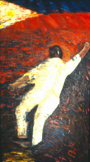 1983 Enraged by the Aquino airport assassination, the artist retreats to her Manila studio after the murder and immediately paints...