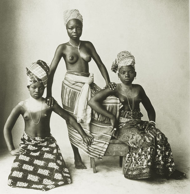 Irving Penn (United States, 1917-2009), Three Dahomey Girls, 1961, printed 1972