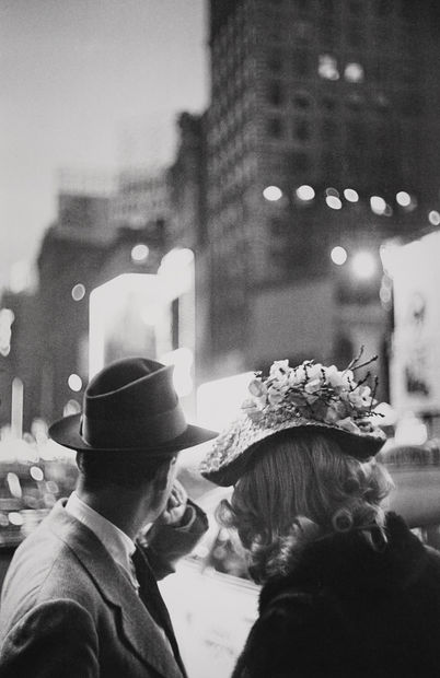 Louis Faurer (United States, 1916-2001), New York, NY (Back view of couple), 1949/printed early 1980s
