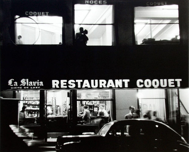 Sabine Weiss, Restaurant Coquet, Paris, 1953 (Printed Later)