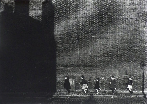 Colin Jones, The Wall of The Tobacco and Alcohol Dock off Wapping High Street, London, 1962 (Printed later)