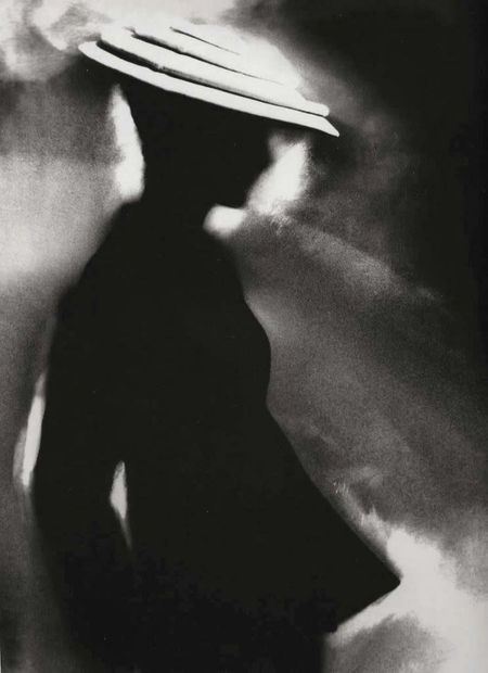 Lillian Bassman, Tunic Suit: Sunny Harnett in a suit by Charles James, New York. Harper's Bazaar, 1955/Printed Later