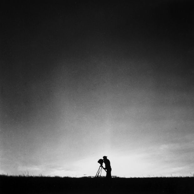 Ralph Steiner, Paul Strand Filming the PTBTP, 1935 (Vintage Print)
