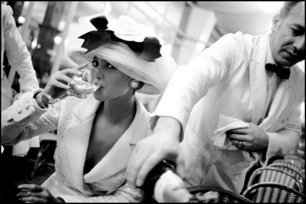 THE POWER OF PHOTOGRAPHY CCCLX, Christy Turlington Hat at La Couple, 1988