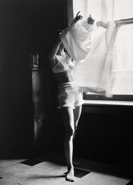Lillian Bassman, Next to Nothing. Model Unknown, New York. Junior Bazaar, 1948