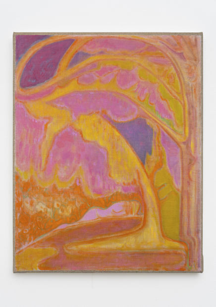 Laurie Nye 'Pink Landscape,' 2020 Oil on linen 20 x 16 in 50.8 x 40.6 cm