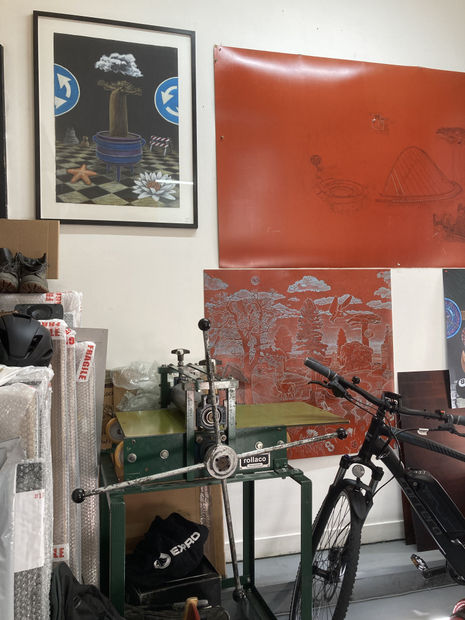 Also studying at Gray&rsquo;s School of Art and being around the energy that surrounds Peacock Printmaking Studio in Aberdeen made...