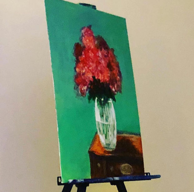 'Roses In A Vase' Commission, 23.12.19 Art Thought #14