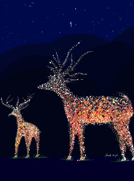 Designing the front cover for Living Magazine , 08.12.21 Art Thought #34