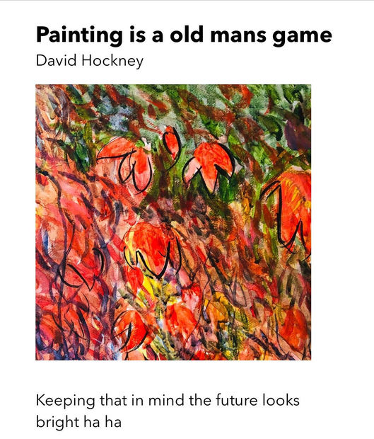 Appreciation of the arts, 27.10.20 Art Thought #23