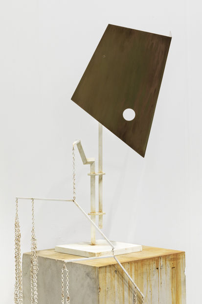 Martin Boyce's sculpture detail.