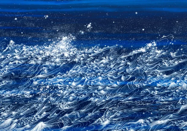 Sandra Cinto painting detail image