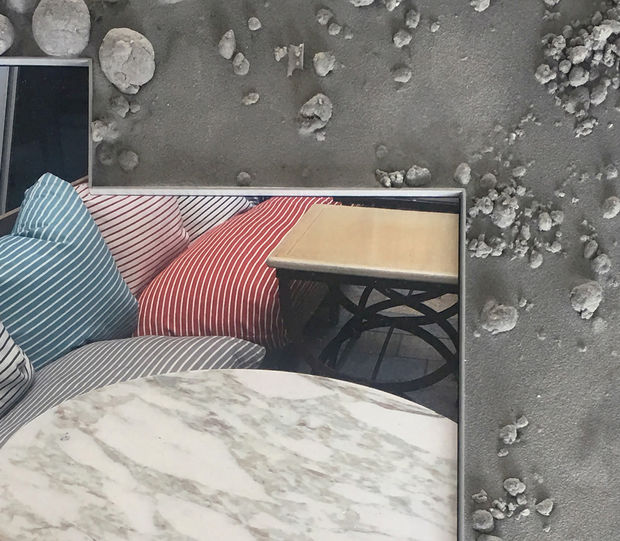 detail of nicole wermers artwork