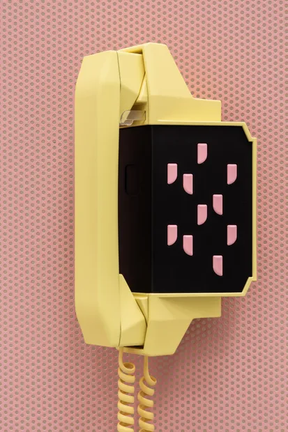 detail of Martin Boyce painting