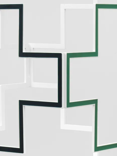 detail of Sherrill Roland sculpture