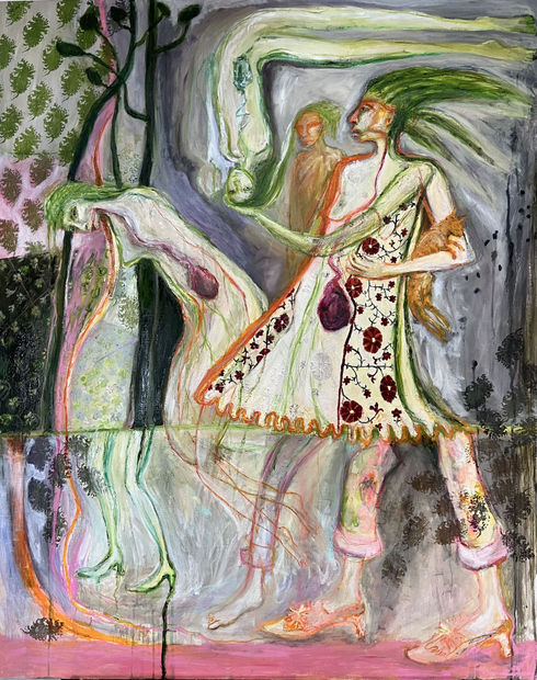 We are pleased to present new works by painter & printmaker Rebecca Swainston. Expressive figures and animals, rich in colour...