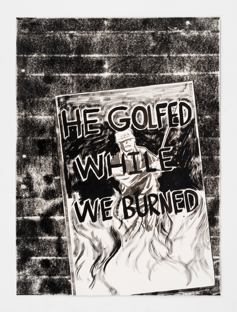 Mark Thomas Gibson, He Golfed While We Burned, 2020