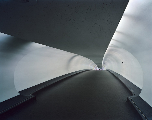 Robert Polidori, Interior, Passenger Walkway, TWA Terminal, John F. Kennedy Airport, Queens, New York