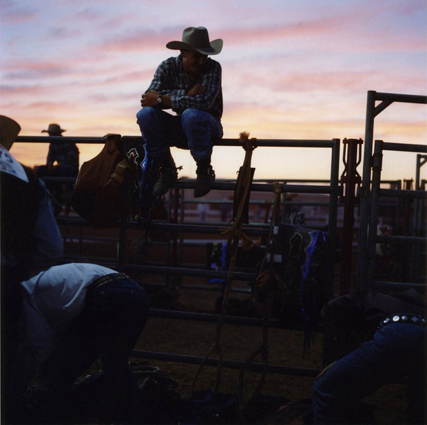 Lisa Eisner, Rodeo Sunset, Gillette, Wyoming, 1999