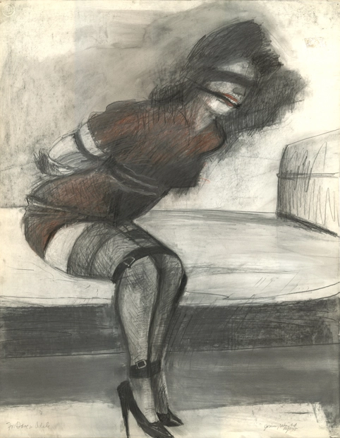 Jimmy Wright, Rock bondage straps: Chelsea Hotel #4, 1975