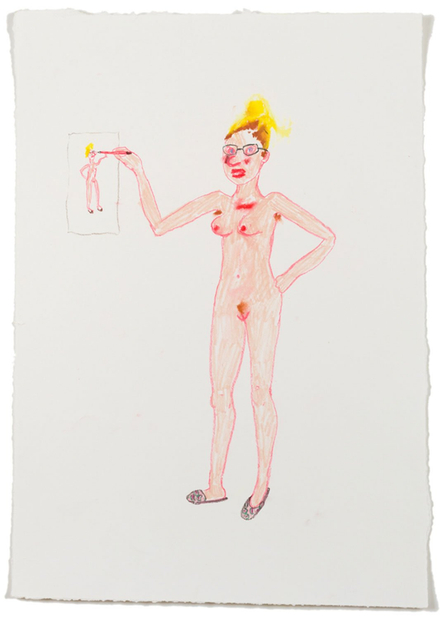 Aurel Schmidt, Self Portrait 16, 2013