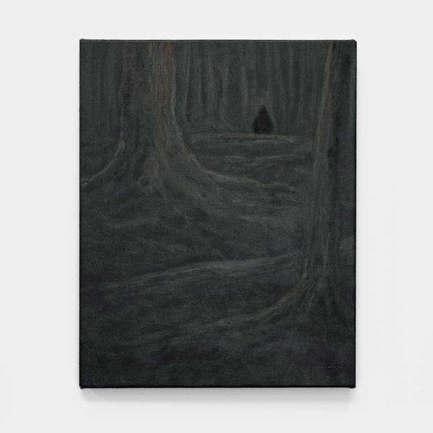 Samuel Staffan, The Nothing Man Rests At His Forest Alter, 2023