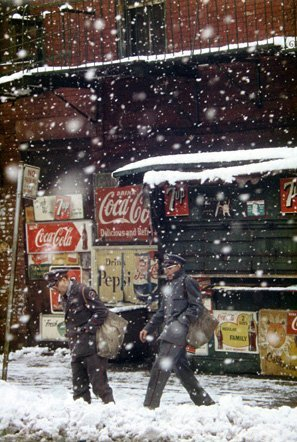 Saul Leiter, Postmen, 1952