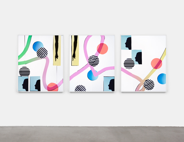 Hannah Whitaker, We Us and That (triptych), 2020