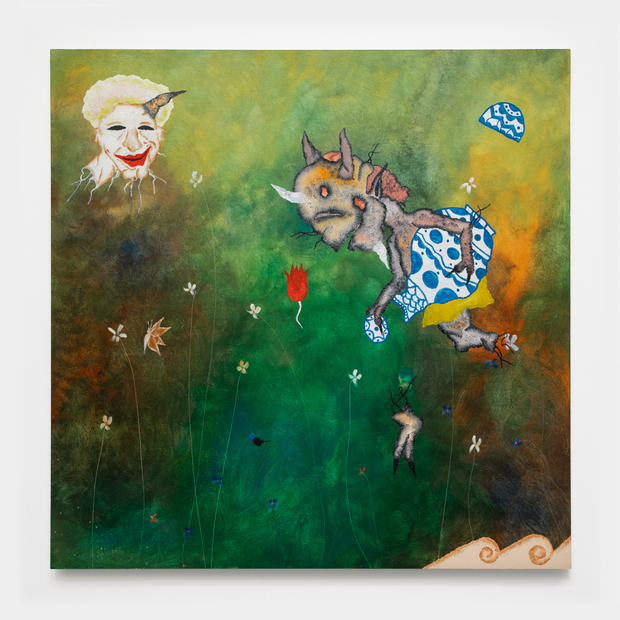 Merveille Kelekele Kelekele, "La conversation des anges", 2024