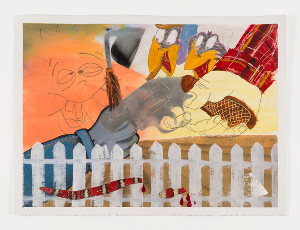 Pat Phillips, Untitled (immigrants v.s first generation Mexican American / Mario Falcon), 2019