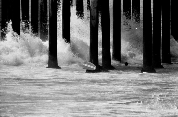 LeRoy Grannis, In the Pier, US Surfing Championships, Huntington Beach, 1964