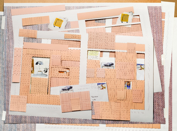 John Houck, Ideas About Walls, (From the series A History of Graph Paper), 2013