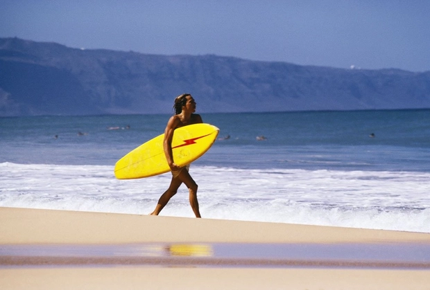 Jeff Divine, Rory Russell, Rocky Point, Oahu, 1974