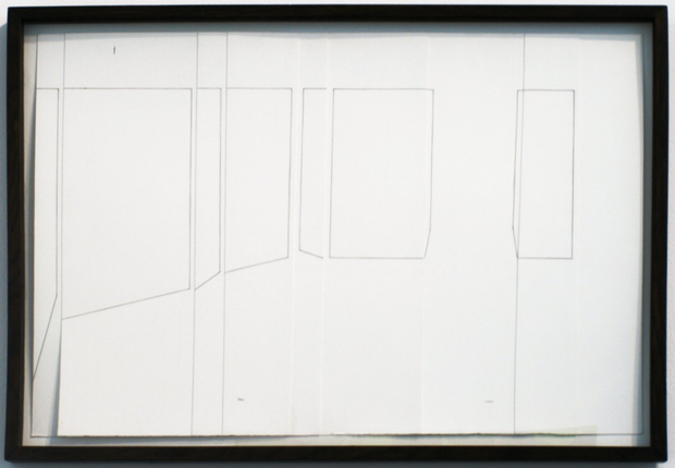 Isabelle Cornaro, Pelouse avec grille, 2008