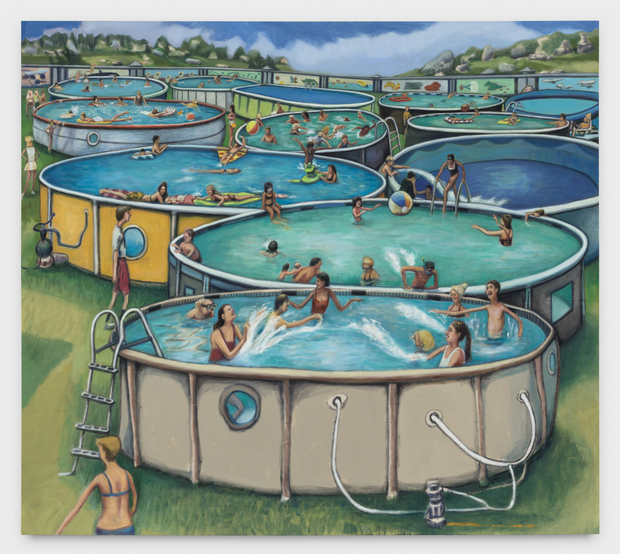 Rob Thom, 12 Pool Party, 2020