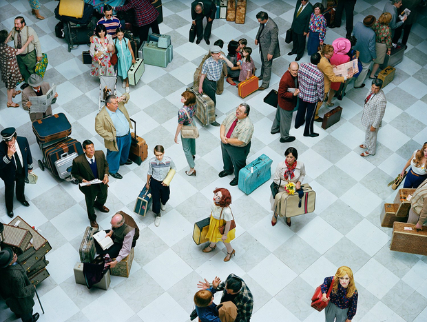 Alex Prager, Crowd #7 (Bob Hope Airport), 2013