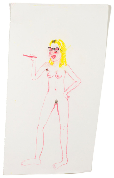 Aurel Schmidt, Self Portrait 19, 2013