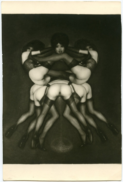 Pierre Molinier, Le triomphe des tribades ou Sur le pavois, 1967