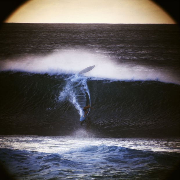 LeRoy Grannis, Wipeout, Pipeline, Oahu, 1975