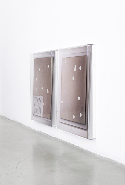 Jesse Stecklow, Installation view of Untitled (Variants), 2014