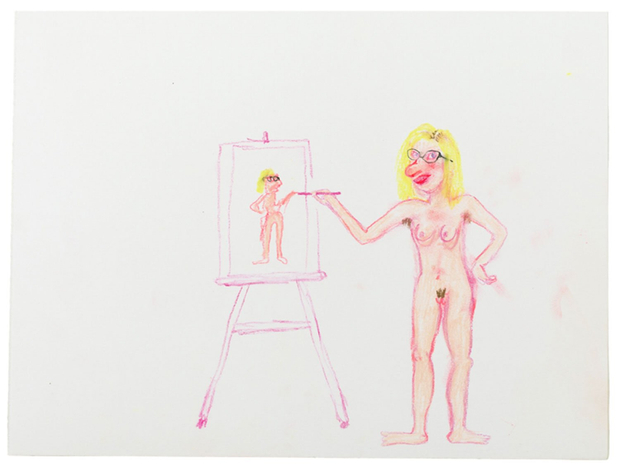 Aurel Schmidt, Self Portrait 5, 2013