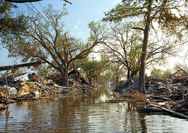 Robert Polidori, Industrial Canal Breach, Reynes Street, New Orleans, 2005