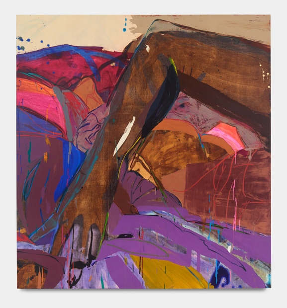 Sarah Faux, Stained glass pit stain, 2020