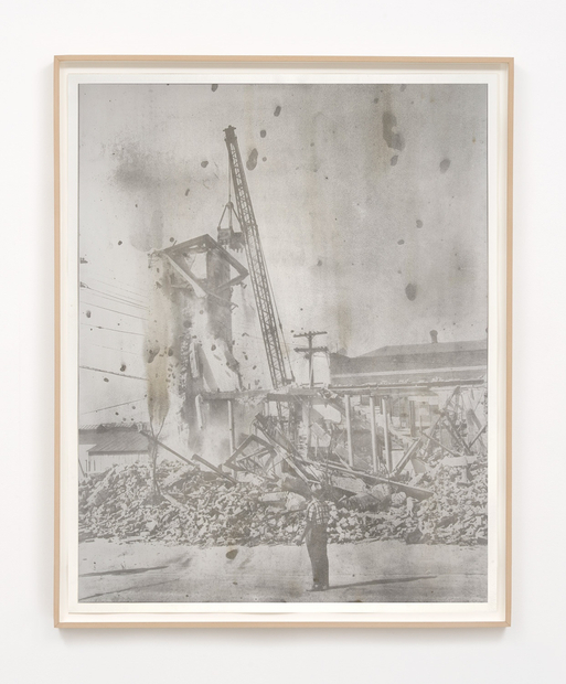 Matthew Brandt, 00046764-2, 'demolition of Old hose tower August 13, 1959', 2013